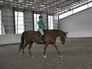 4th year boarder, Madison Bennett and her Oldenburg mare, Etania